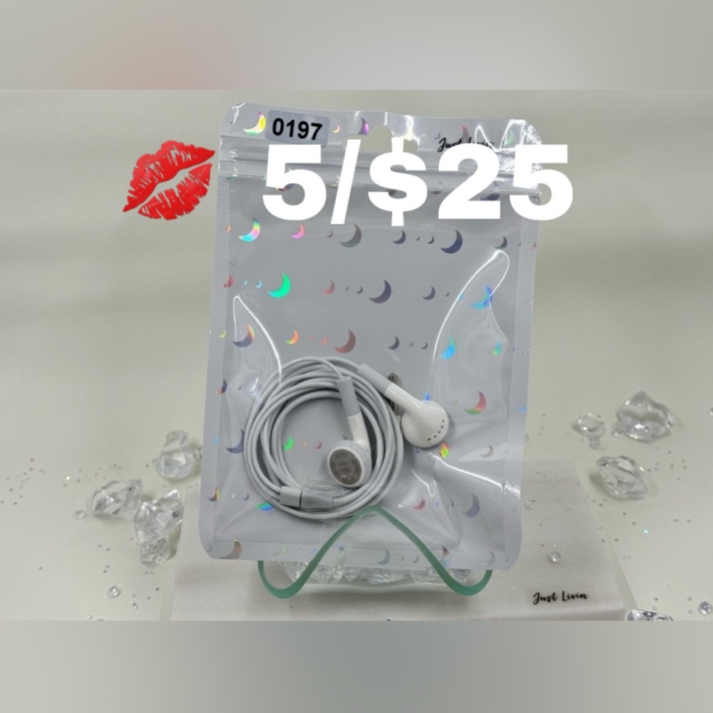 💋 Apple Brand AUX Ear Buds